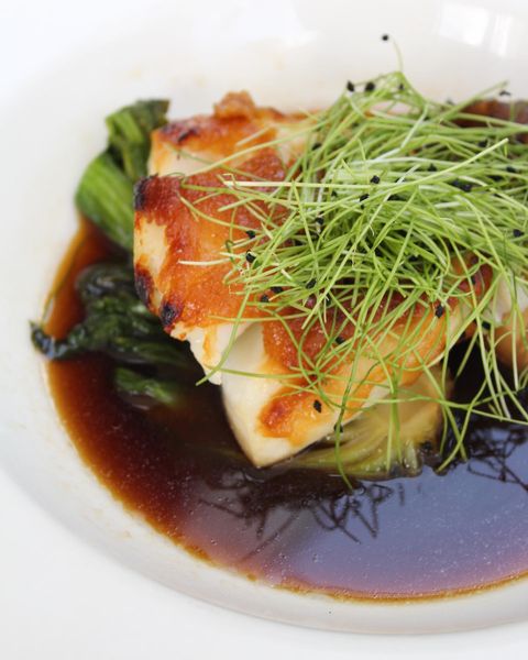 Miso braised sea bass, incredible!